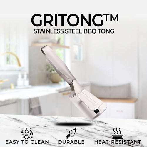 GriTong™ Stainless Steel BBQ Tong